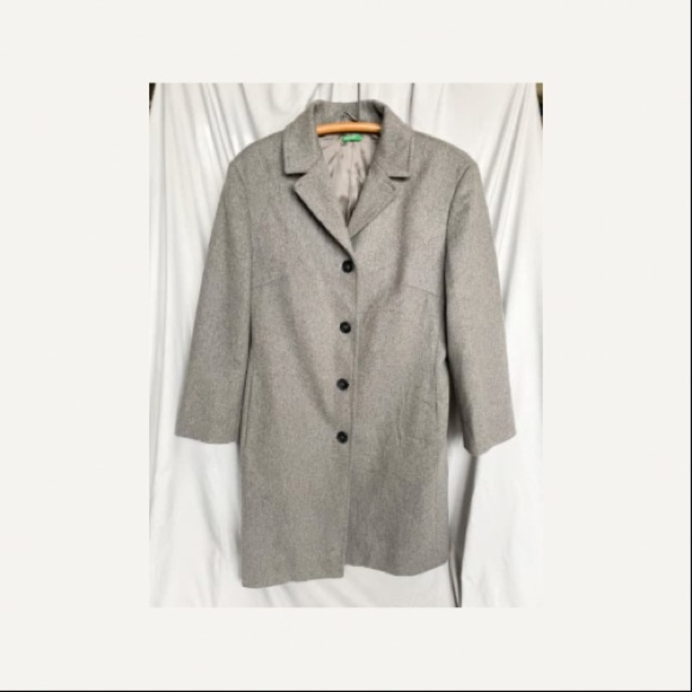 Grey Men’s Top Coat (United Colors of Benetton)